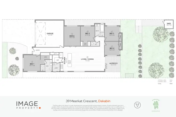 Floorplan of Homely house listing, 39 Meerkat Crescent, Dakabin QLD 4503