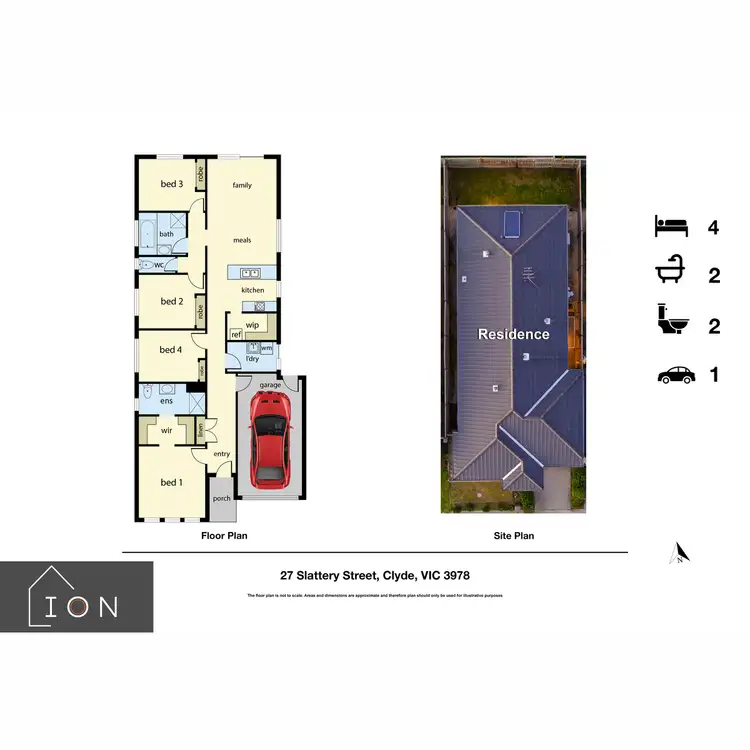 Floorplan of Homely house listing, 27 Slattery Street, Clyde VIC 3978
