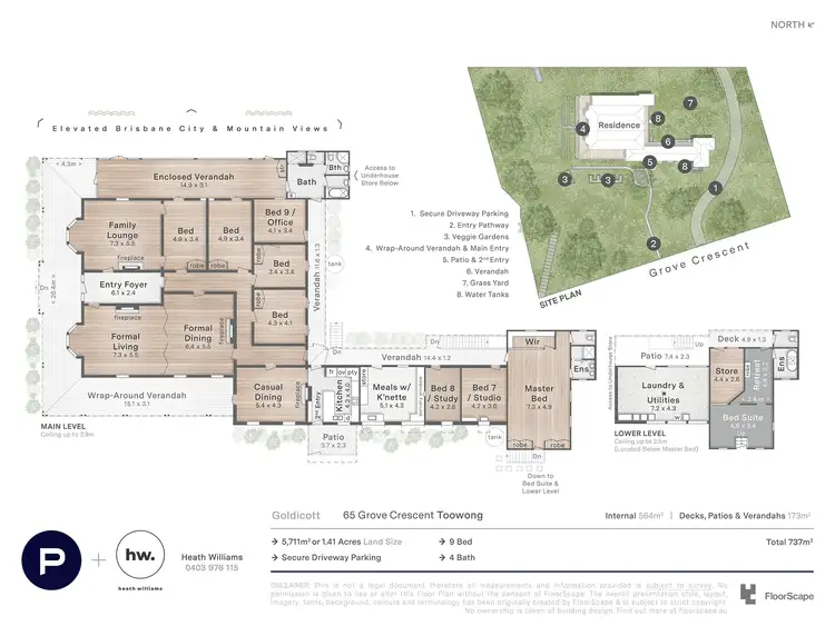 Floorplan of Homely house listing, 65 Grove Crescent, Toowong QLD 4066
