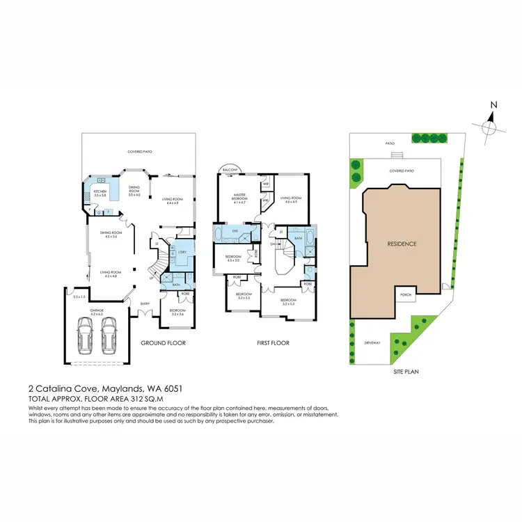 Floorplan of Homely house listing, 2 Catalina Cove, Maylands WA 6051