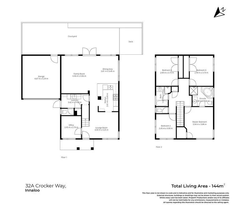 Floorplan of Homely house listing, 32A Crocker Way, Innaloo WA 6018