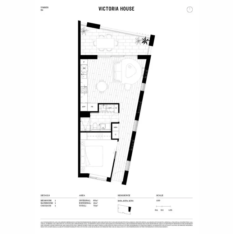 Floorplan of Homely unit listing, 201/4 Goatcher Vista, Shenton Park WA 6008