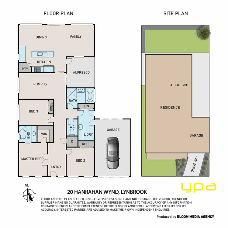 Floorplan of Homely house listing, 20 Hanrahan Wynd, Lynbrook VIC 3975