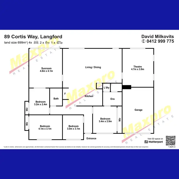 Floorplan of Homely house listing, 89 Cortis Way, Langford WA 6147