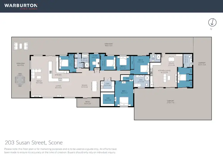 Floorplan of Homely house listing, 203 Susan Street, Scone NSW 2337