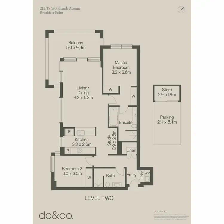 Floorplan of Homely apartment listing, 212/18 Woodlands Avenue, Breakfast Point NSW 2137