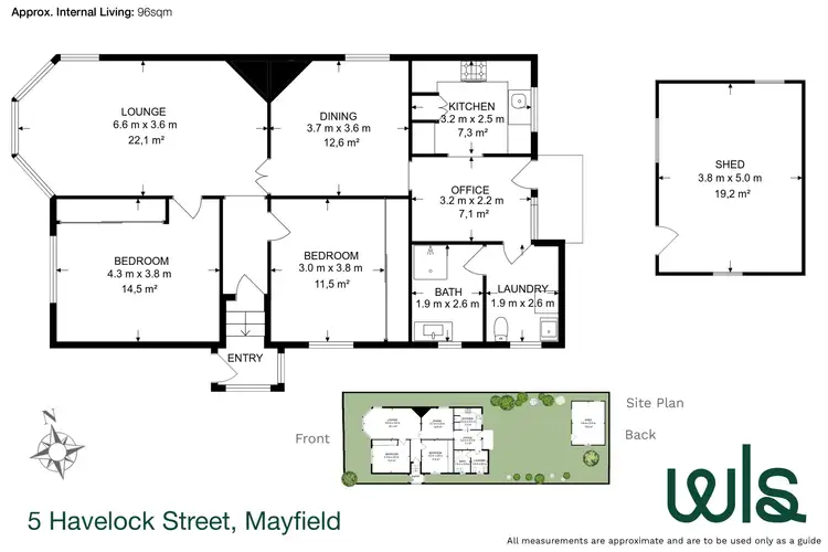 Floorplan of Homely house listing, 5 Havelock Street, Mayfield NSW 2304