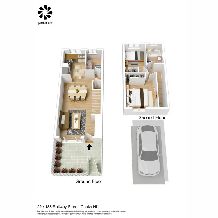 Floorplan of Homely unit listing, 22/138 Railway Street, Cooks Hill NSW 2300
