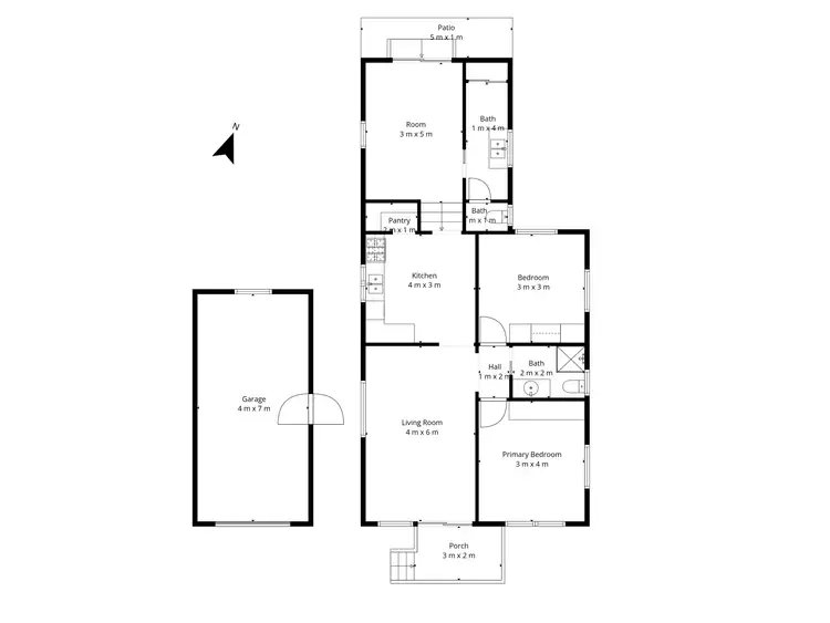 Floorplan of Homely house listing, 59 Alice Street, Walkervale QLD 4670