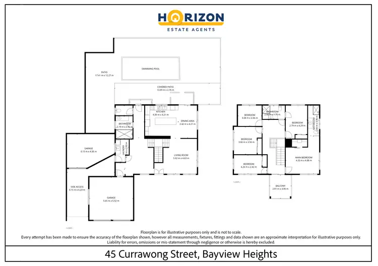 Floorplan of Homely house listing, 45 Currawong Street, Bayview Heights QLD 4868