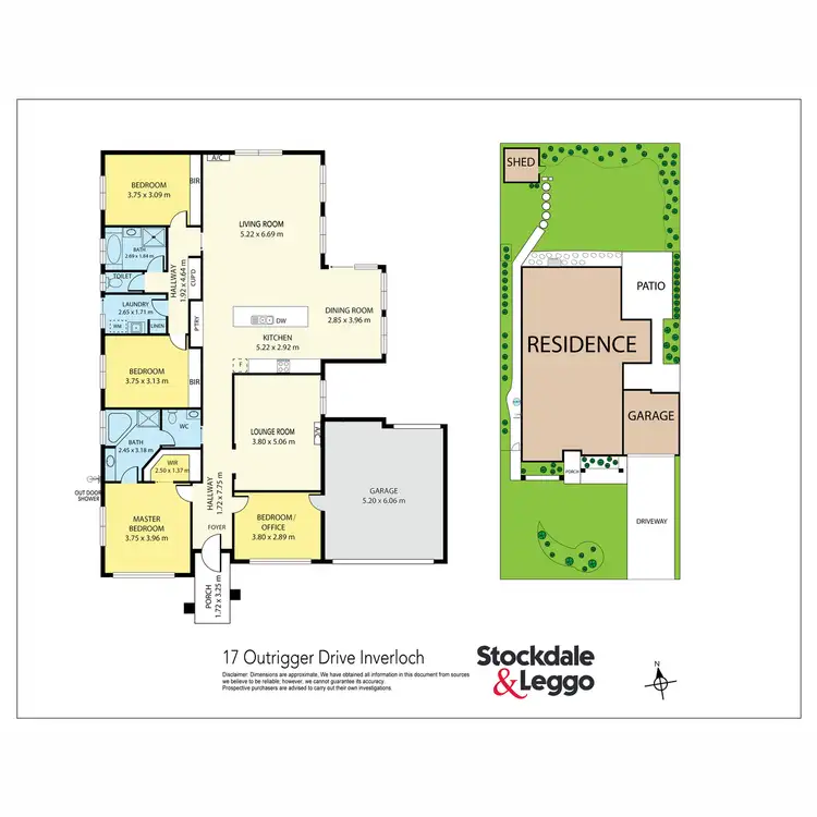 Floorplan of Homely house listing, 17 Outrigger Drive, Inverloch VIC 3996