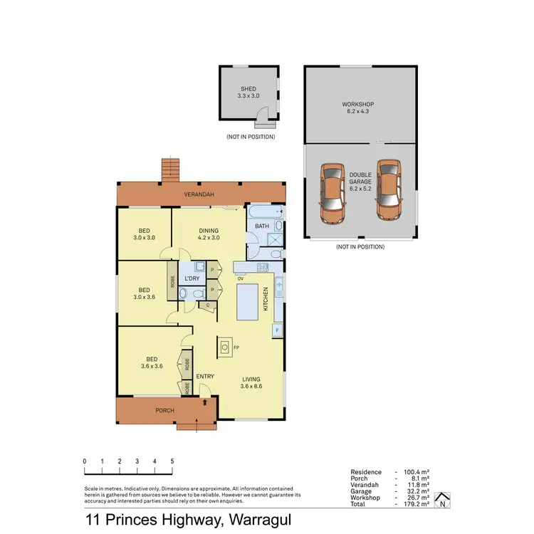 Floorplan of Homely house listing, 11 Princes  Highway, Warragul VIC 3820