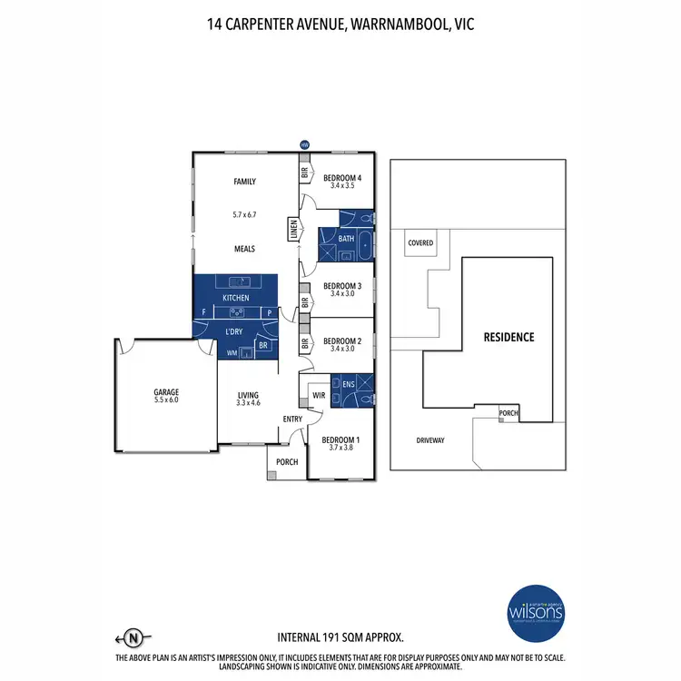 Floorplan of Homely house listing, 14 Carpenter Avenue, Warrnambool VIC 3280
