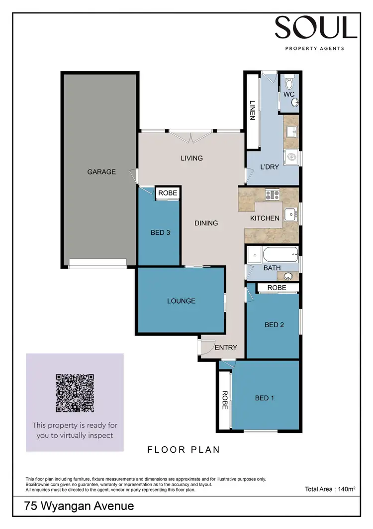 Floorplan of Homely house listing, 75 Wyangan Avenue, Griffith NSW 2680