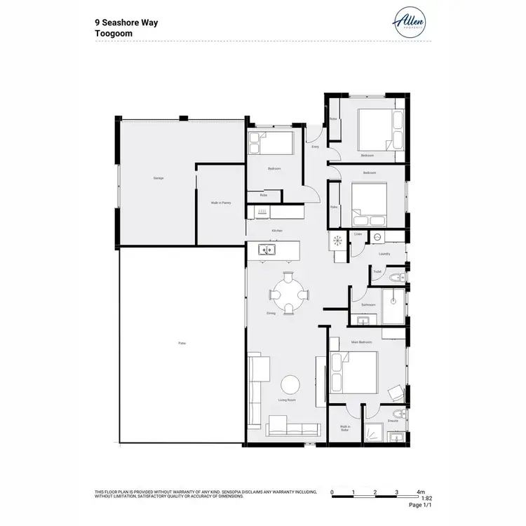 Floorplan of Homely house listing, 9 Seashore Way, Toogoom QLD 4655