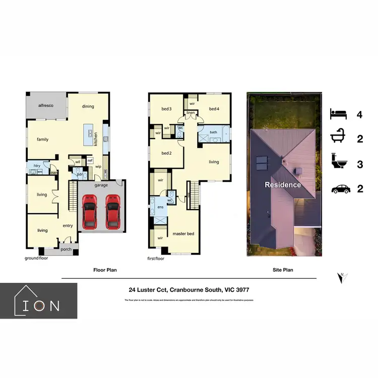 Floorplan of Homely house listing, 24 Luster Circuit, Cranbourne South VIC 3977