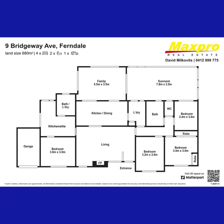 Floorplan of Homely house listing, 9 Bridgeway Avenue, Ferndale WA 6148