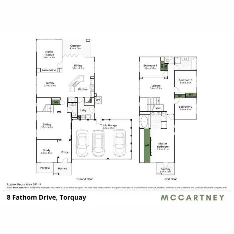 Floorplan of Homely house listing, 8 Fathom Drive, Torquay VIC 3228