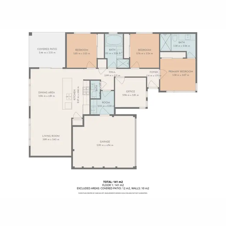 Floorplan of Homely house listing, 6A Delcomyn Place, Craigie WA 6025