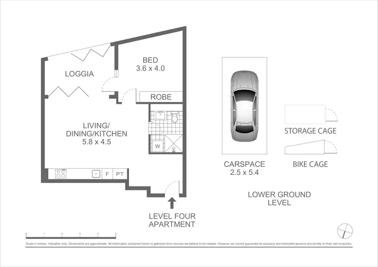 Floorplan of Homely apartment listing, 409/8 Boundary Street, Alexandria NSW 2015