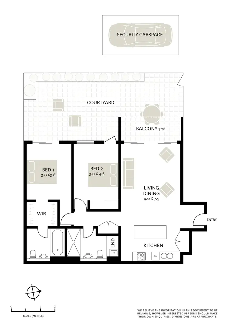 Floorplan of Homely apartment listing, 31/249 Chalmers Street, Redfern NSW 2016