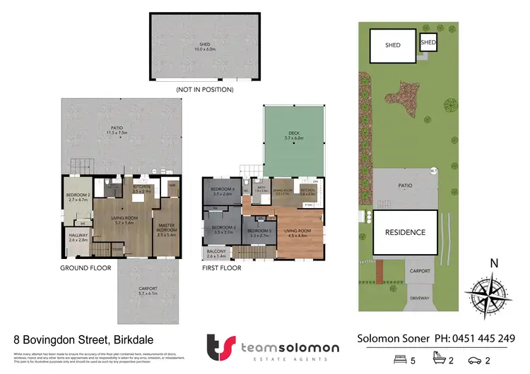 Floorplan of Homely house listing, 8 Bovingdon Street, Birkdale QLD 4159