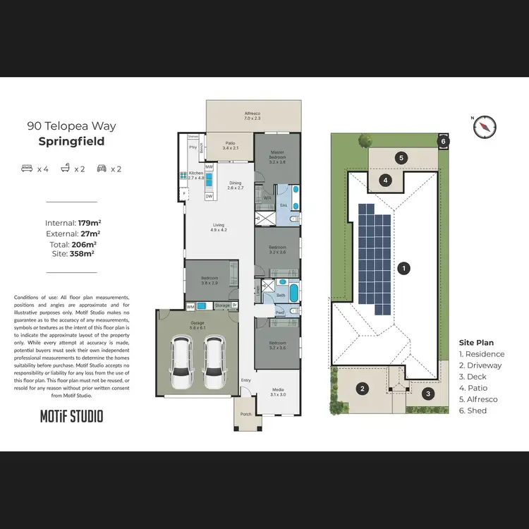 Floorplan of Homely house listing, 90 Telopea Way, Springfield QLD 4300
