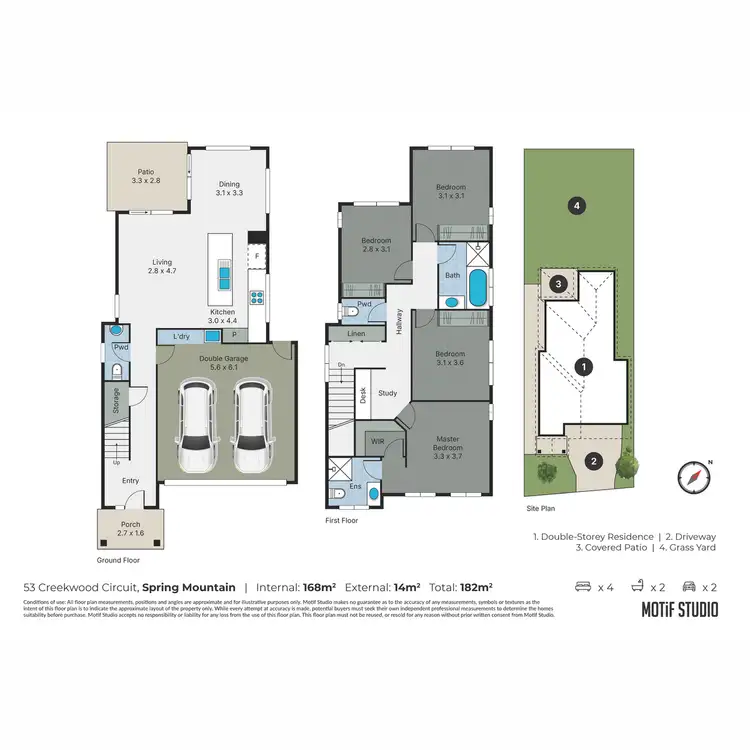 Floorplan of Homely house listing, 53 Creekwood Circuit, Spring Mountain QLD 4300