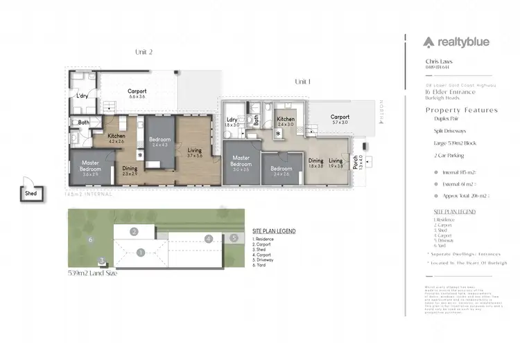Floorplan of Homely house listing, 16 Elder Entrance, Burleigh Heads QLD 4220
