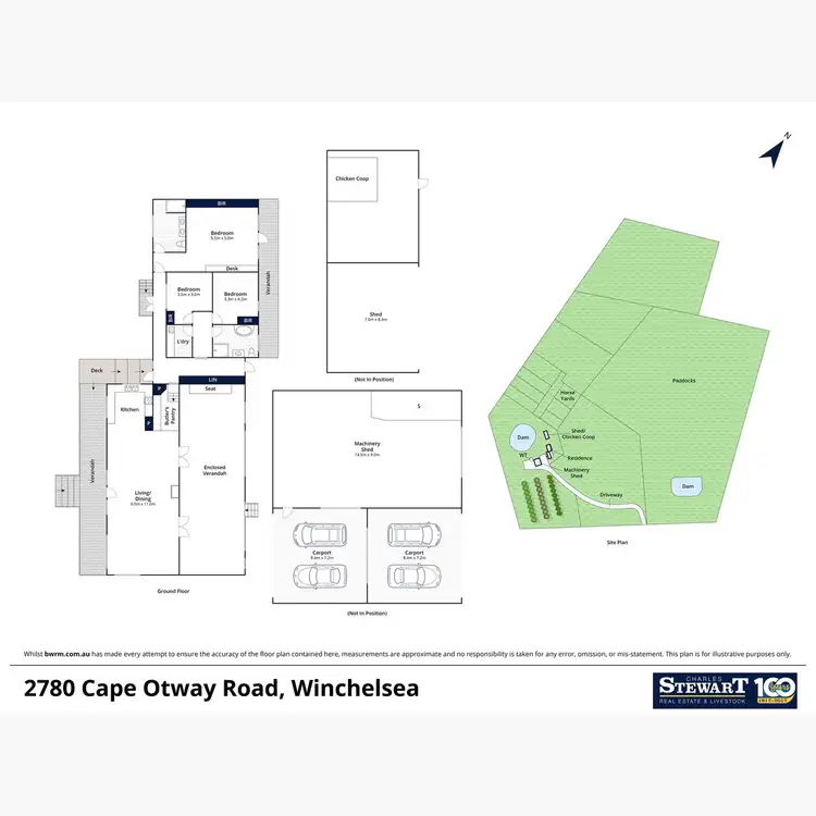 Floorplan of Homely rural property listing, 2780 Cape Otway Road, Winchelsea VIC 3241