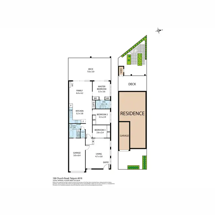 Floorplan of Homely house listing, 196 Church Road, Taigum QLD 4018