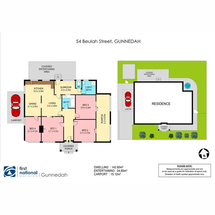 Floorplan of Homely house listing, 54 Beulah Street, Gunnedah NSW 2380