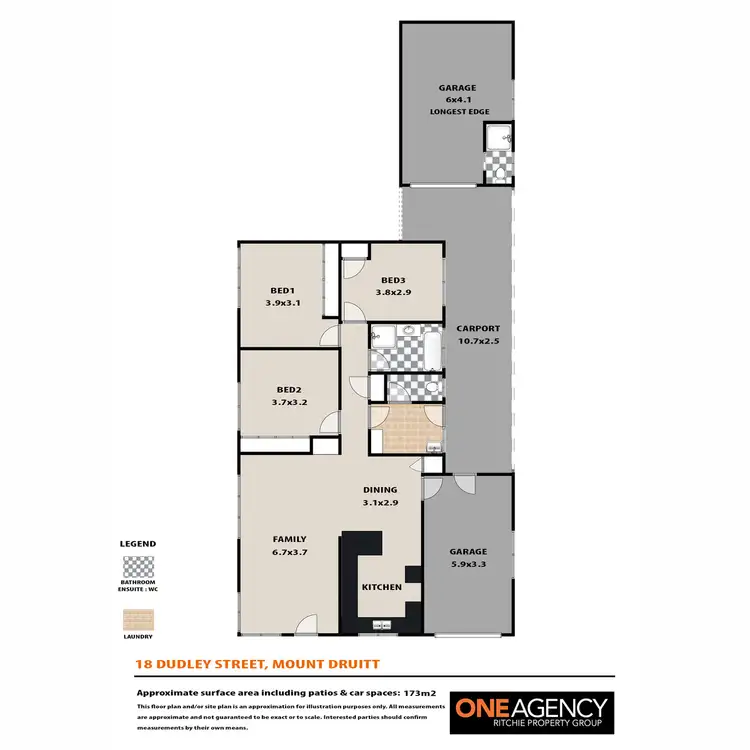 Floorplan of Homely house listing, 18 Dudley Street, Mount Druitt NSW 2770