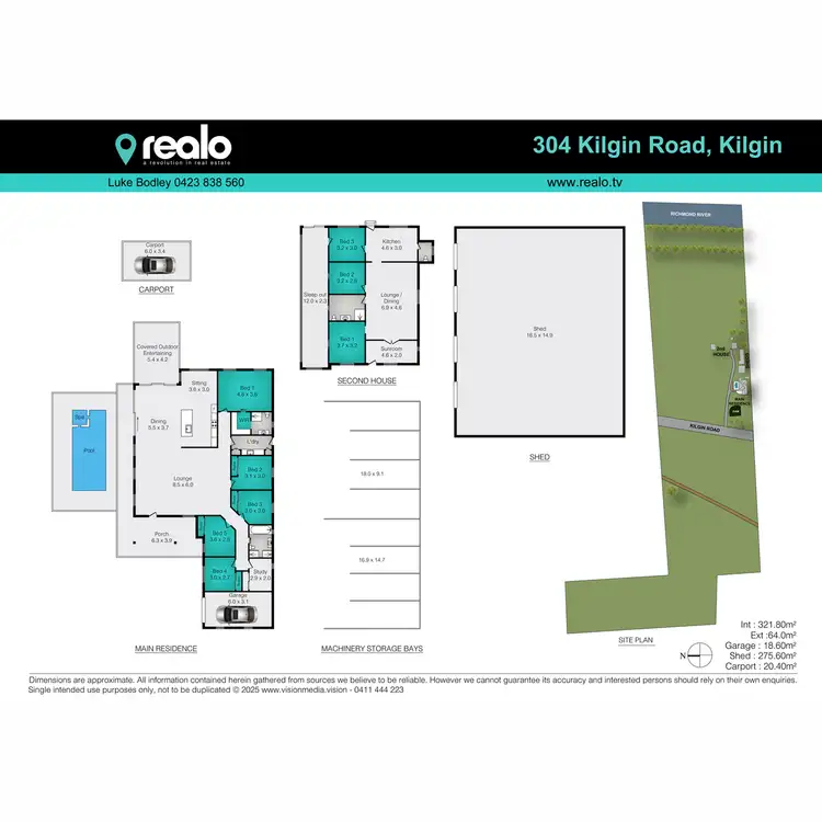 Floorplan of Homely rural property listing, 304 Kilgin Road, Kilgin NSW 2472