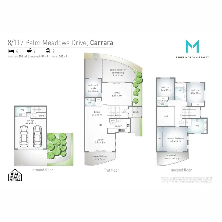 Floorplan of Homely house listing, 8/117 Palm Meadows Drive, Carrara QLD 4211