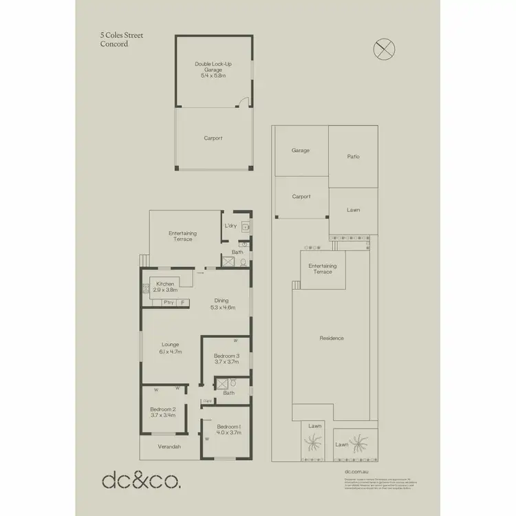 Floorplan of Homely house listing, 5 Coles Street, Concord NSW 2137