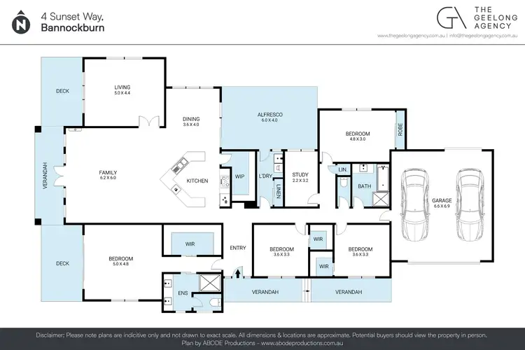 Floorplan of Homely house listing, 4 Sunset Way, Bannockburn VIC 3331