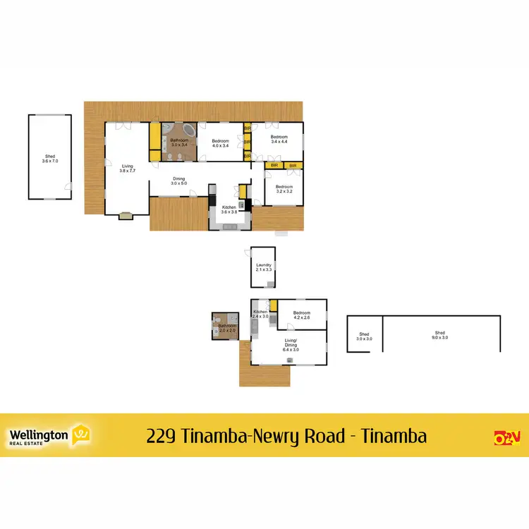 Floorplan of Homely rural property listing, 229 Tinamba-Newry Road, Tinamba West VIC 3859