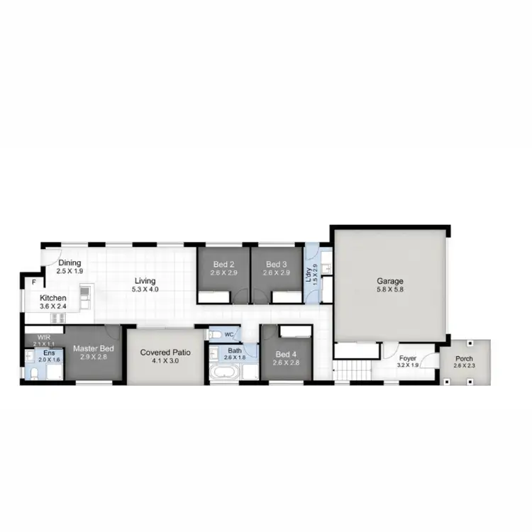 Floorplan of Homely house listing, 16 Gunther Avenue, Coomera QLD 4209