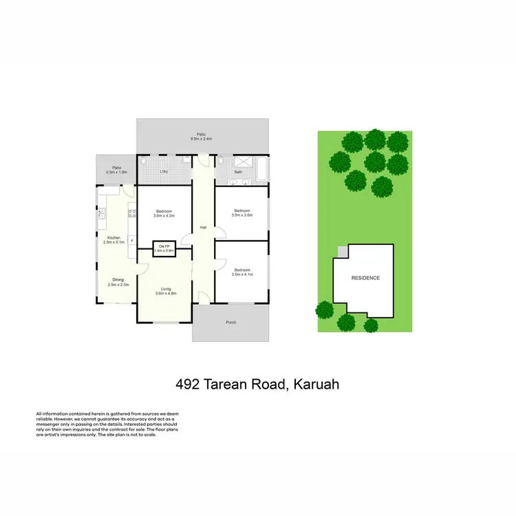 Floorplan of Homely house listing, 492 Tarean Road, Karuah NSW 2324