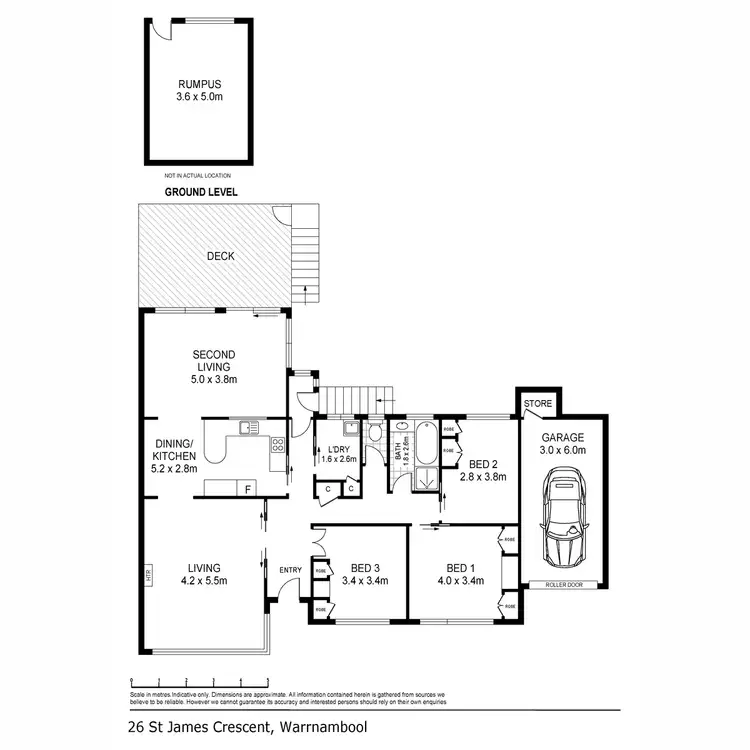 Floorplan of Homely house listing, 26 St James Crescent, Warrnambool VIC 3280