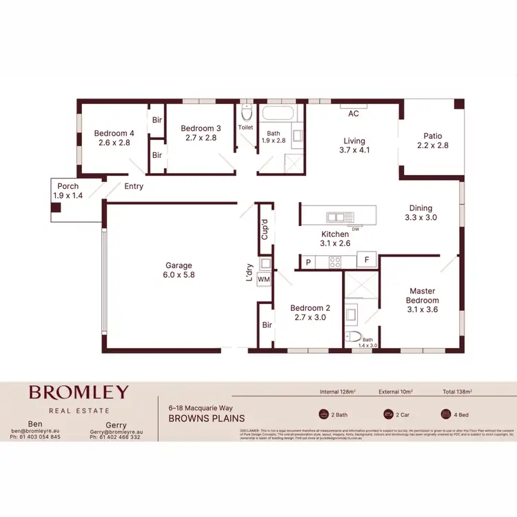 Floorplan of Homely house listing, 28/6-8 Macquarie Way, Browns Plains QLD 4118