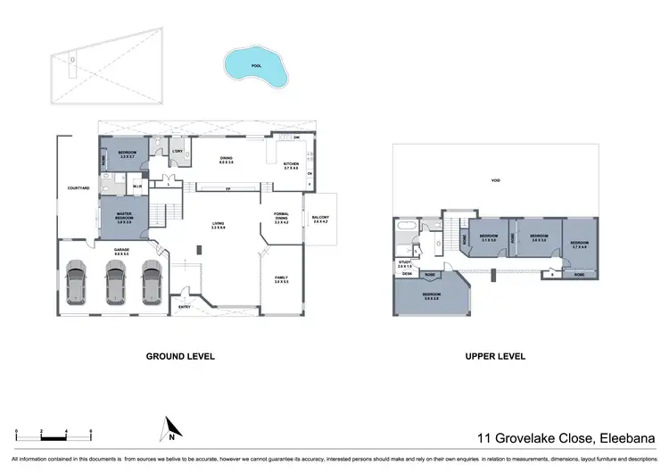 Floorplan of Homely house listing, 11 Grovelake Close, Eleebana NSW 2282