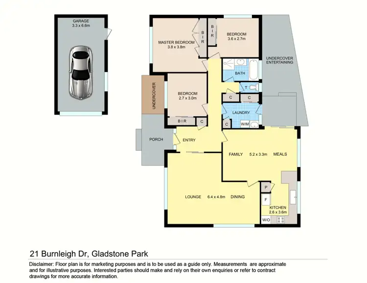 Floorplan of Homely house listing, 21 Burnleigh Drive, Gladstone Park VIC 3043
