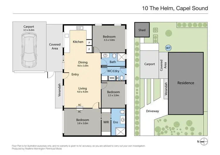 Floorplan of Homely house listing, 10 The Helm, Capel Sound VIC 3940