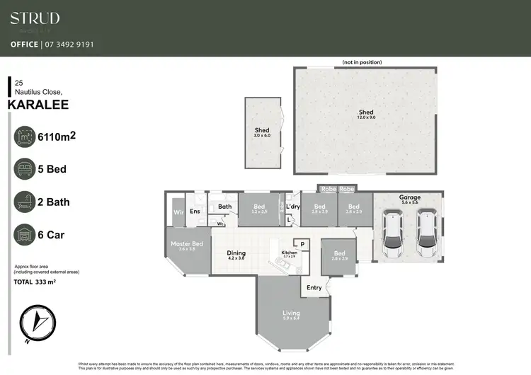 Floorplan of Homely house listing, 25 Nautilus Close, Karalee QLD 4306