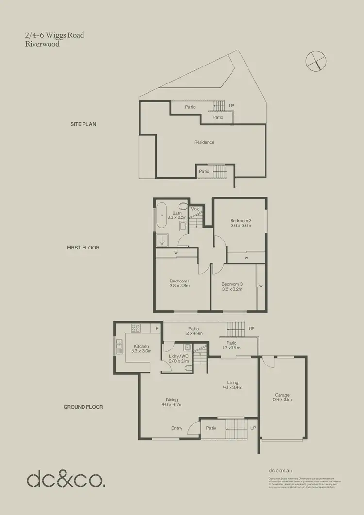 Floorplan of Homely townhouse listing, 2/4-6 Wiggs Road, Riverwood NSW 2210