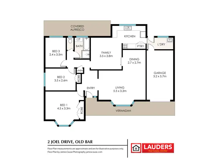 Floorplan of Homely house listing, 2 Joel Drive, Old Bar NSW 2430