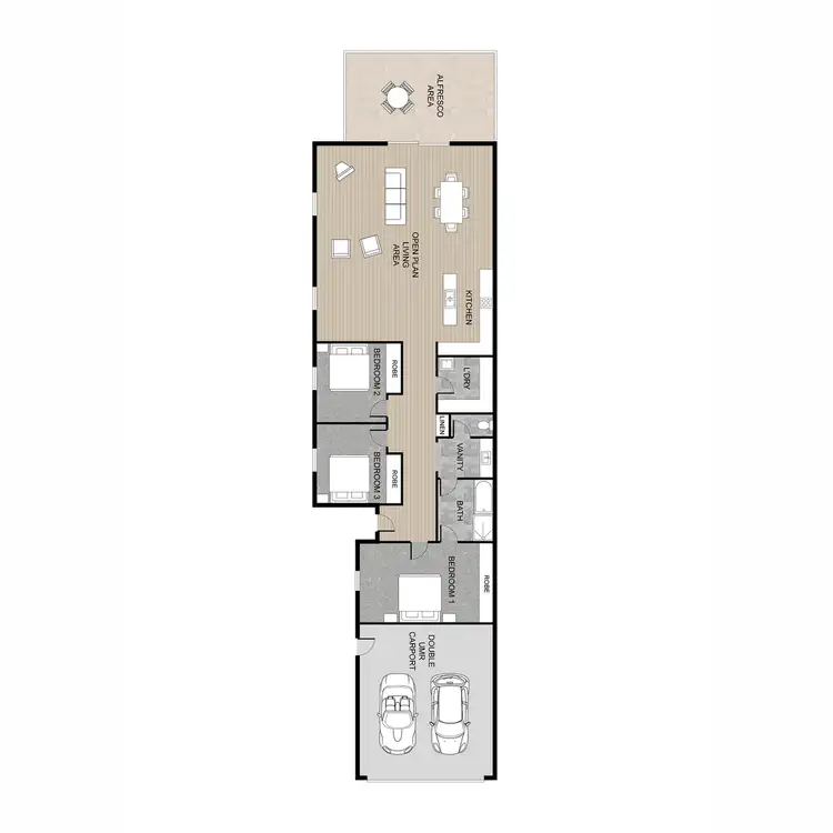 Floorplan of Homely apartment listing, 9A Simmons Crescent, Port Augusta West SA 5700