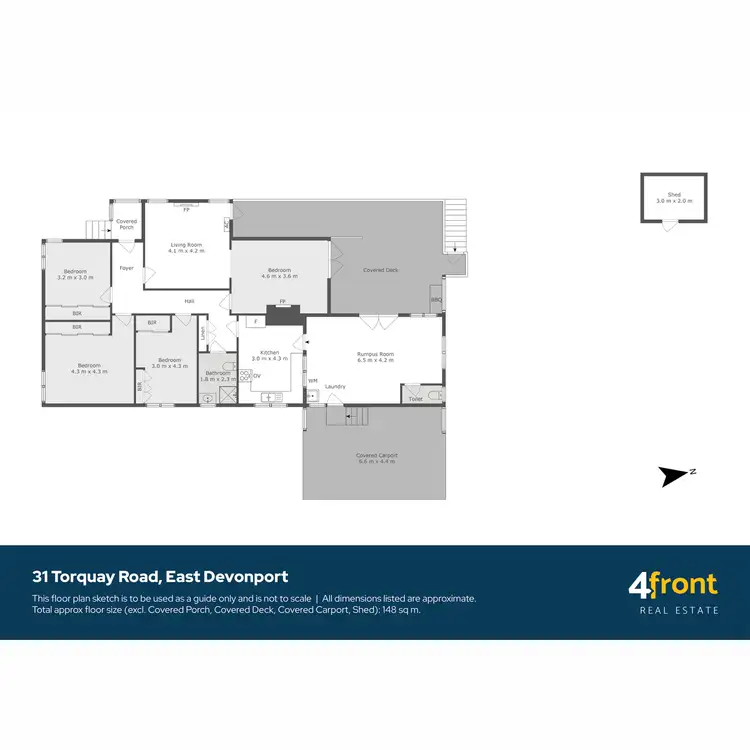 Floorplan of Homely house listing, 31 Torquay Road, East Devonport TAS 7310